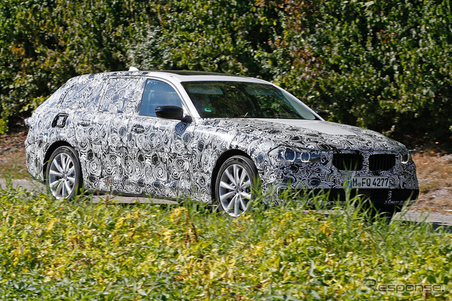 BMW 5シリーズツーリング スクープ写真