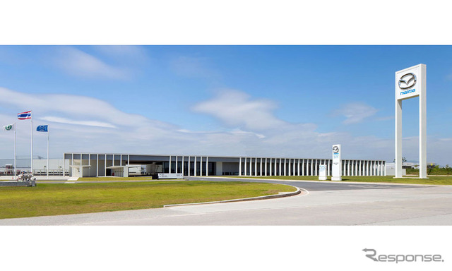 マツダがタイ・チョンブリ県に建設した新パワートレイン工場「MPMT」外観