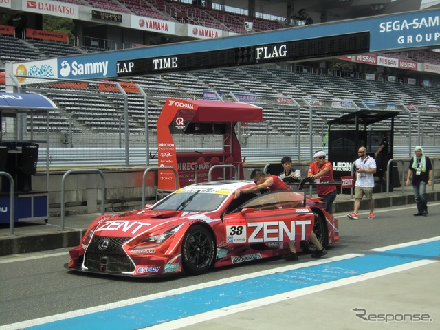 今季初勝利を目指す、GT500クラスの#38 RC F。