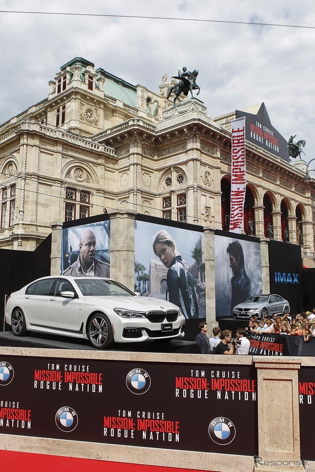 『ミッション:インポッシブル/ローグ・ネイション』ワールド・プレミアにトム・クルーズと最新のBMWが登場