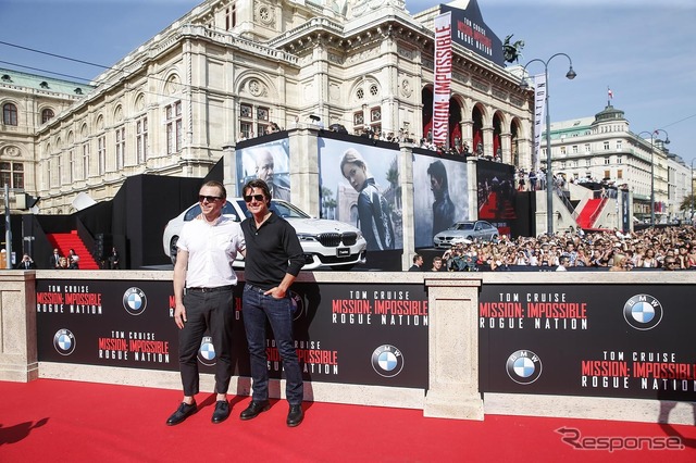 『ミッション:インポッシブル/ローグ・ネイション』ワールド・プレミアにトム・クルーズと最新のBMWが登場