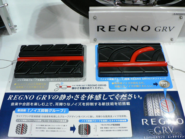 【グッドデザイン06】タイヤにデザイン?…ブリヂストン REGNO GRV