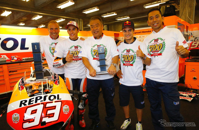 ホンダがFIMロードレース世界選手権シリーズで通算700勝を達成