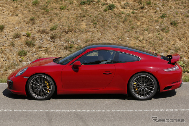 ポルシェ911 クーペ スクープ写真