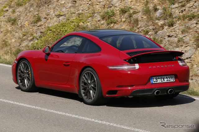 ポルシェ911 クーペ スクープ写真