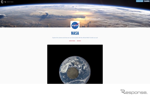 NASA、公式Tumblrアカウントを開設