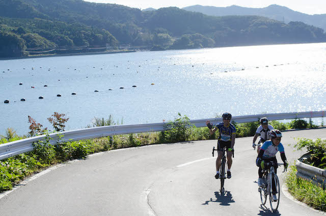 アップダウンの多いコースです(ツール・ド・東北14)