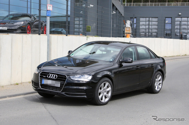 アウディ A4 開発テスト車両(2014年5月時点)