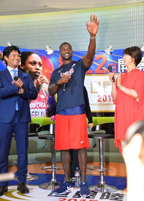 ジャスティン・ガトリン選手【写真:竹内みちまろ】