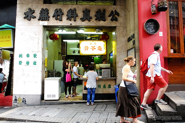 香港、坂道が続く中環エリア