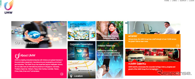 UMW WEBサイト