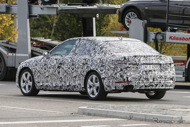 アウディ A4 開発テスト車両(2014年11月時点)