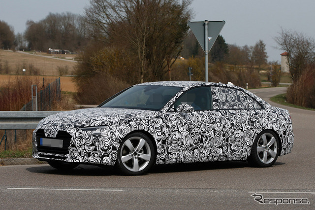 アウディ A4 開発テスト車両(2015年4月時点)