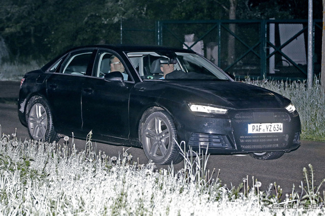 アウディ A4 開発テスト車両(2015年5月時点)