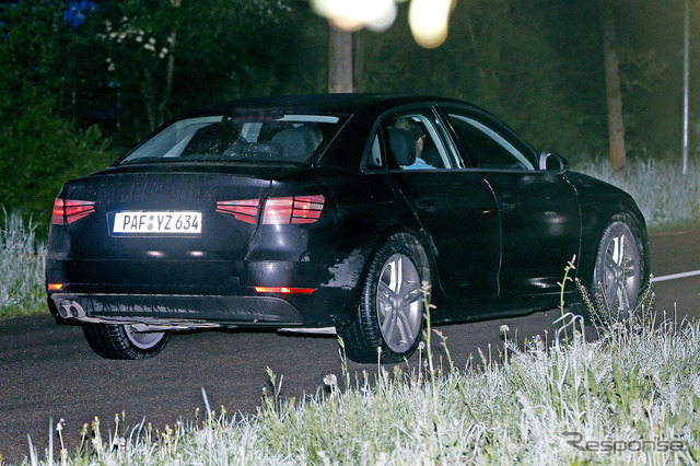 アウディ A4 開発テスト車両(2015年5月時点)