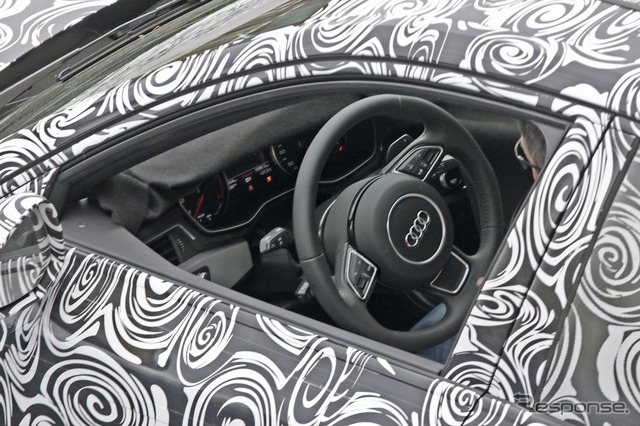 アウディ A4 開発テスト車両(2015年5月時点)