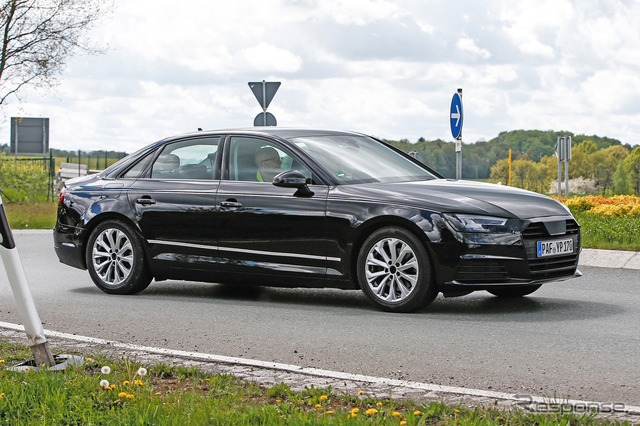 アウディ A4 開発テスト車両(2015年6月時点)