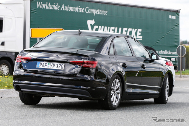 アウディ A4 開発テスト車両(2015年6月時点)