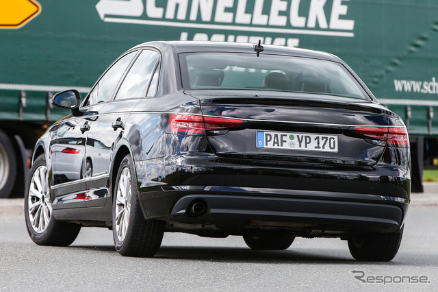 アウディ A4 開発テスト車両(2015年6月時点)
