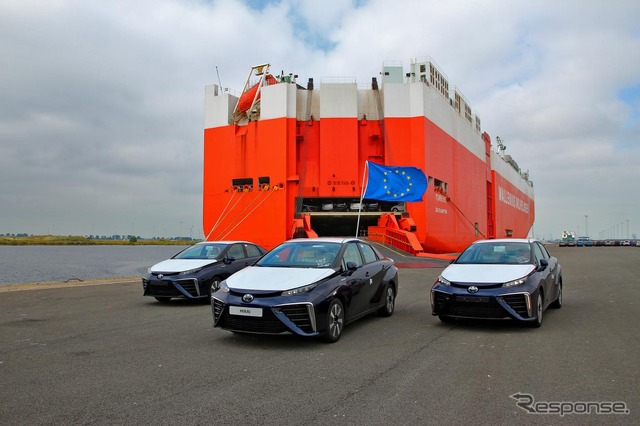 欧州に初上陸したトヨタMIRAI