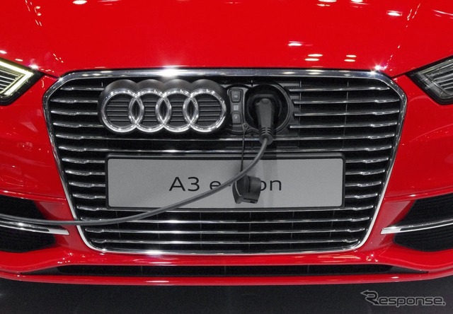 アウディの電気自動車 A3 e-トロン（参考画像）