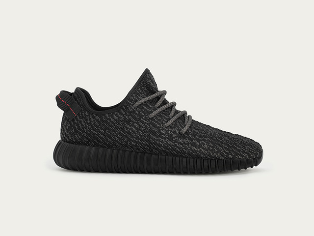 アディダス オリジナルス×カニエ・ウエスト第2弾「YEEZY BOOST 350」の新色ブラック(2万8,000円)