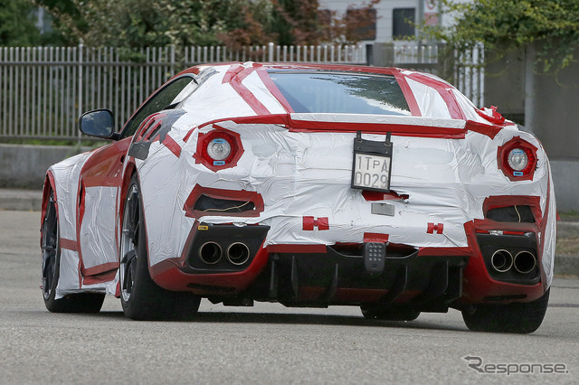 フェラーリ F12 GTO スクープ写真