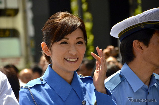 バイク好きで知られるフリーアナウンサーの中田有紀さん。