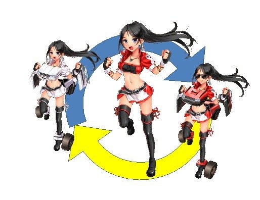 DMM、今度は“スポーツ車や芝刈り機”を擬人化!『レーシング娘。』発表…ワックスがけや、服が透けるシャワー要素も