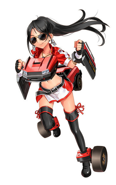 DMM、今度は“スポーツ車や芝刈り機”を擬人化!『レーシング娘。』発表…ワックスがけや、服が透けるシャワー要素も