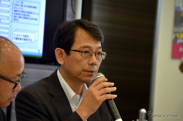 自工会二輪車特別委員会の渡部克明・副委員長（ヤマハ）