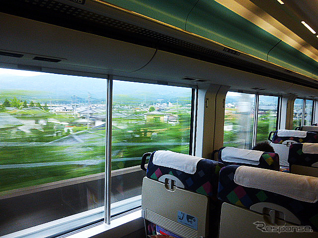 松本発千葉行き、E257系「あずさ30号」(4080M)から見えた車窓