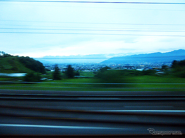 松本発千葉行き、E257系「あずさ30号」（4080M）から見えた車窓