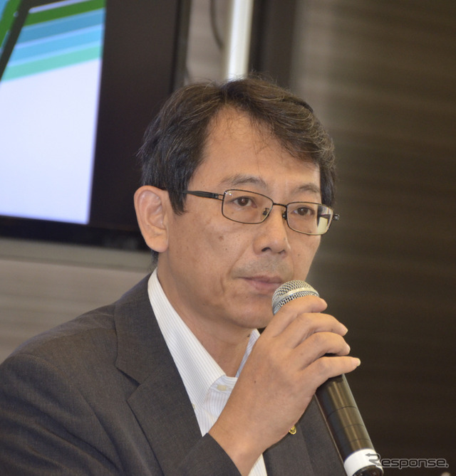 自工会二輪車特別委員会の渡部克明・副委員長（ヤマハ）