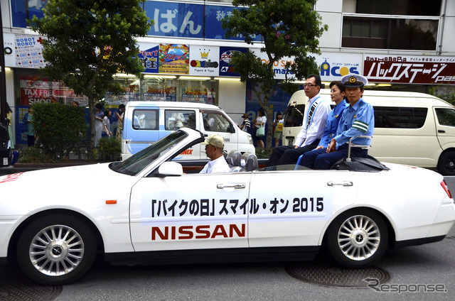 都内で行われたバイクの日イベントに参加した、中田有紀さん