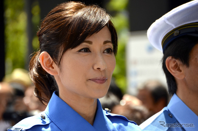 都内で行われたバイクの日イベントに参加した、中田有紀さん