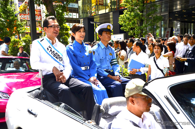 都内で行われたバイクの日イベントに参加した、中田有紀さん