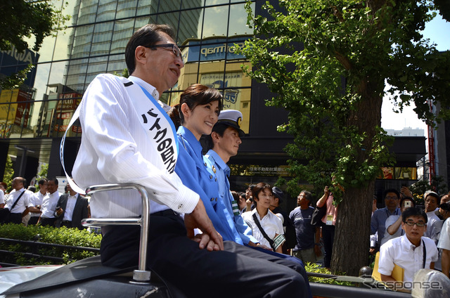 都内で行われたバイクの日イベントに参加した、中田有紀さん