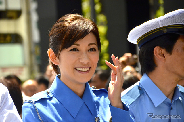 都内で行われたバイクの日イベントに参加した、中田有紀さん