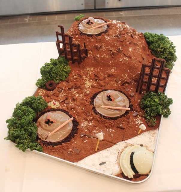 「トリプル・ドムとうふ ジオラマレシピ」制作例