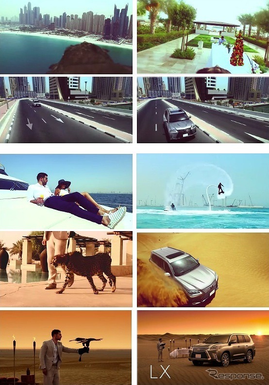 レクサス LX 国内販売開始記念WEBムービー A Day in DUBAI -From Eagle Eyes-