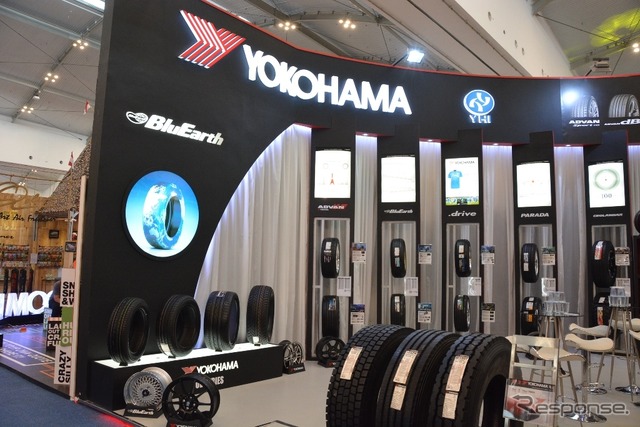 横浜ゴムの展示(ガイキンド インドネシア国際オートショー2015)