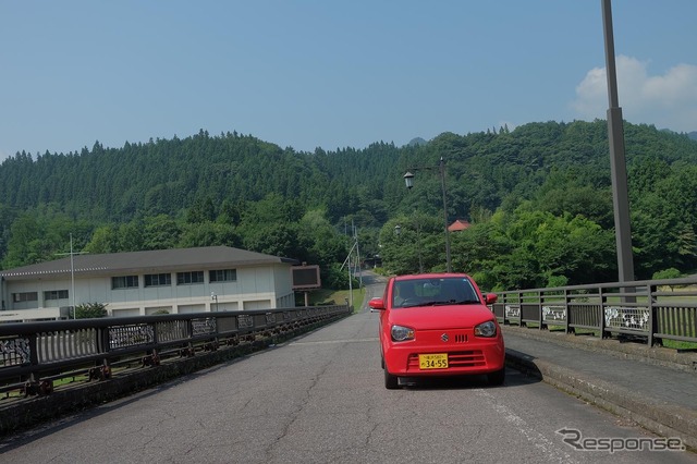 スズキ アルト 370km試乗、燃費30km/リットルに挑戦