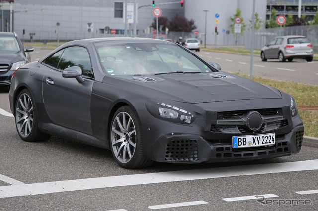 メルセデス AMG SL63 スクープ写真