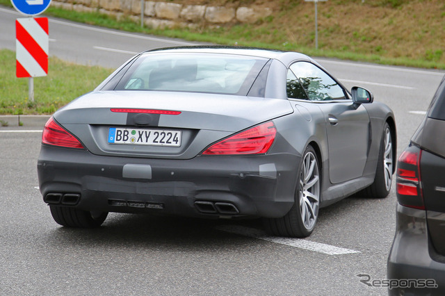 メルセデス AMG SL63 スクープ写真