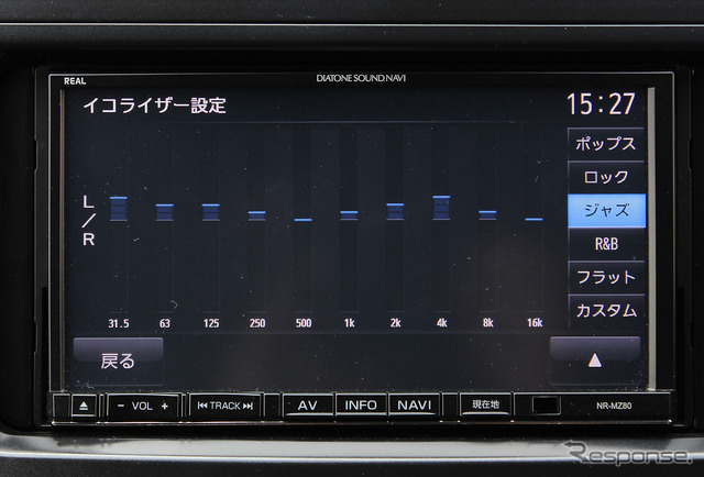 イコライザーの調整は低域から動かすのがベスト。動かしたら低域だけではなく高域側も変化するので注意する。