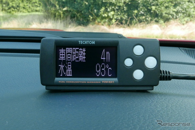 テクトム FCM-NX1】回転数、アクセル開度、燃費、消費電力…OBD