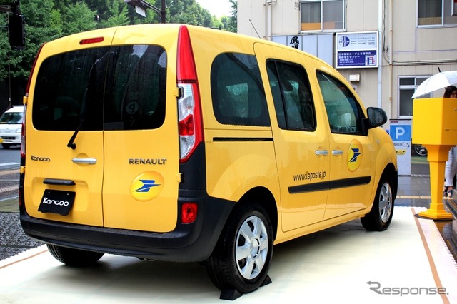 ルノー カングー ラ・ポスト(サイド及びリアのLA POSTEマークは展示車のみの仕様)