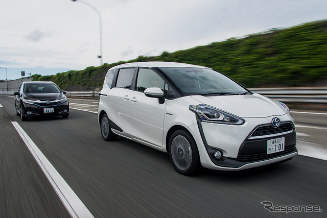 トヨタ シエンタ と ホンダ シャトル