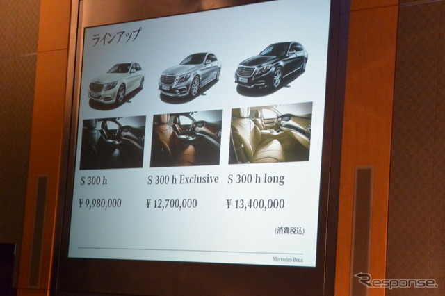 メルセデスベンツ 300h 発表会
